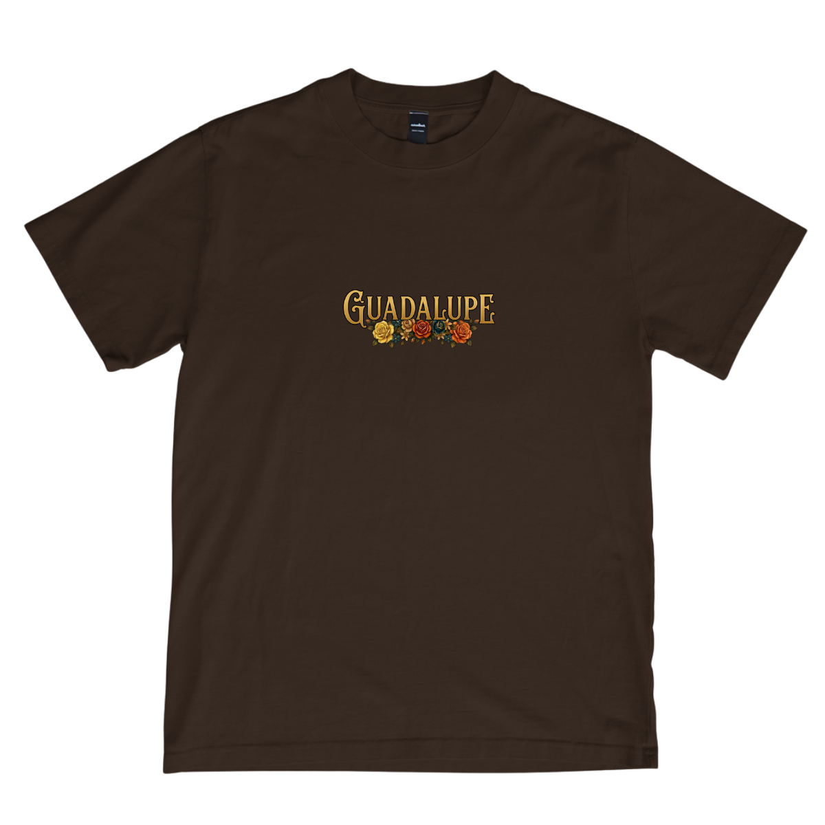 CAMISETA CATÓLICA NOSSA SENHORA DE GUADALUPE MARROM