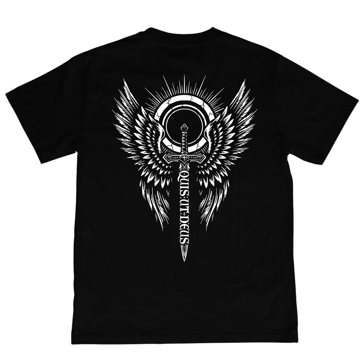 CAMISETA CATÓLICA SÃO MIGUEL ARCANJO PRETA