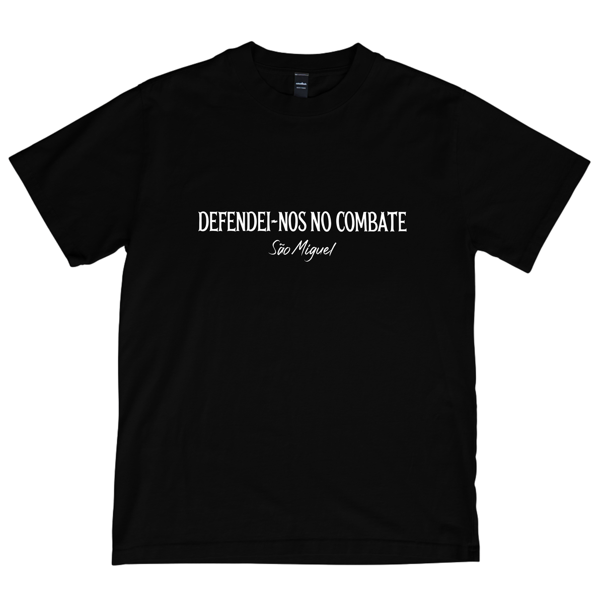 CAMISETA CATÓLICA SÃO MIGUEL ARCANJO PRETA