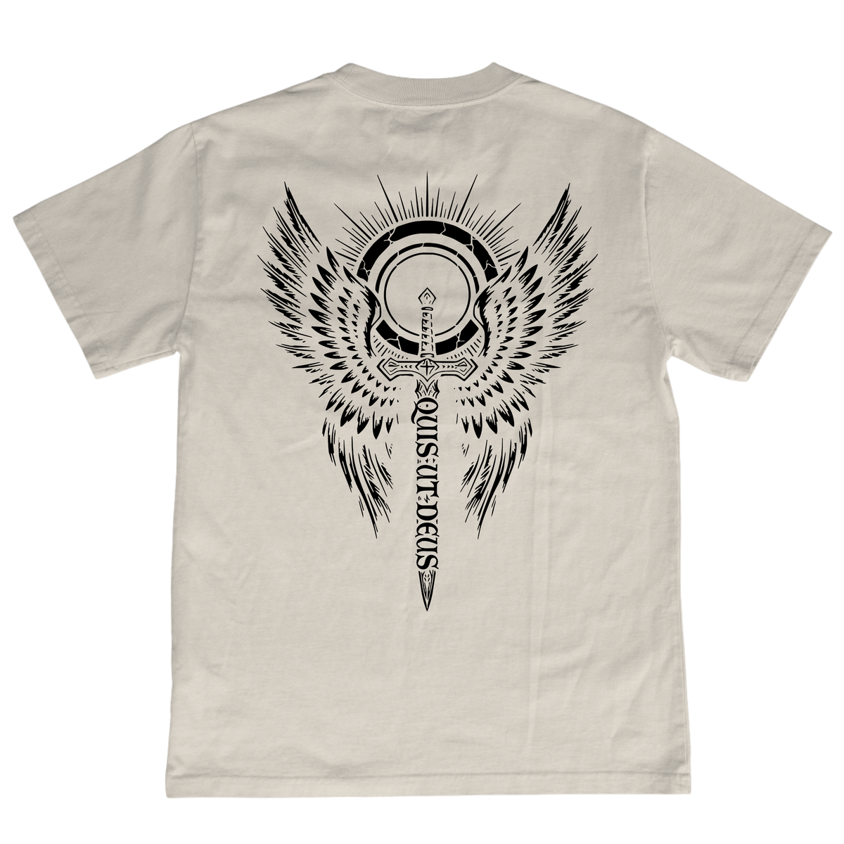 CAMISETA CATÓLICA SÃO MIGUEL ARCANJO OFF WHITE