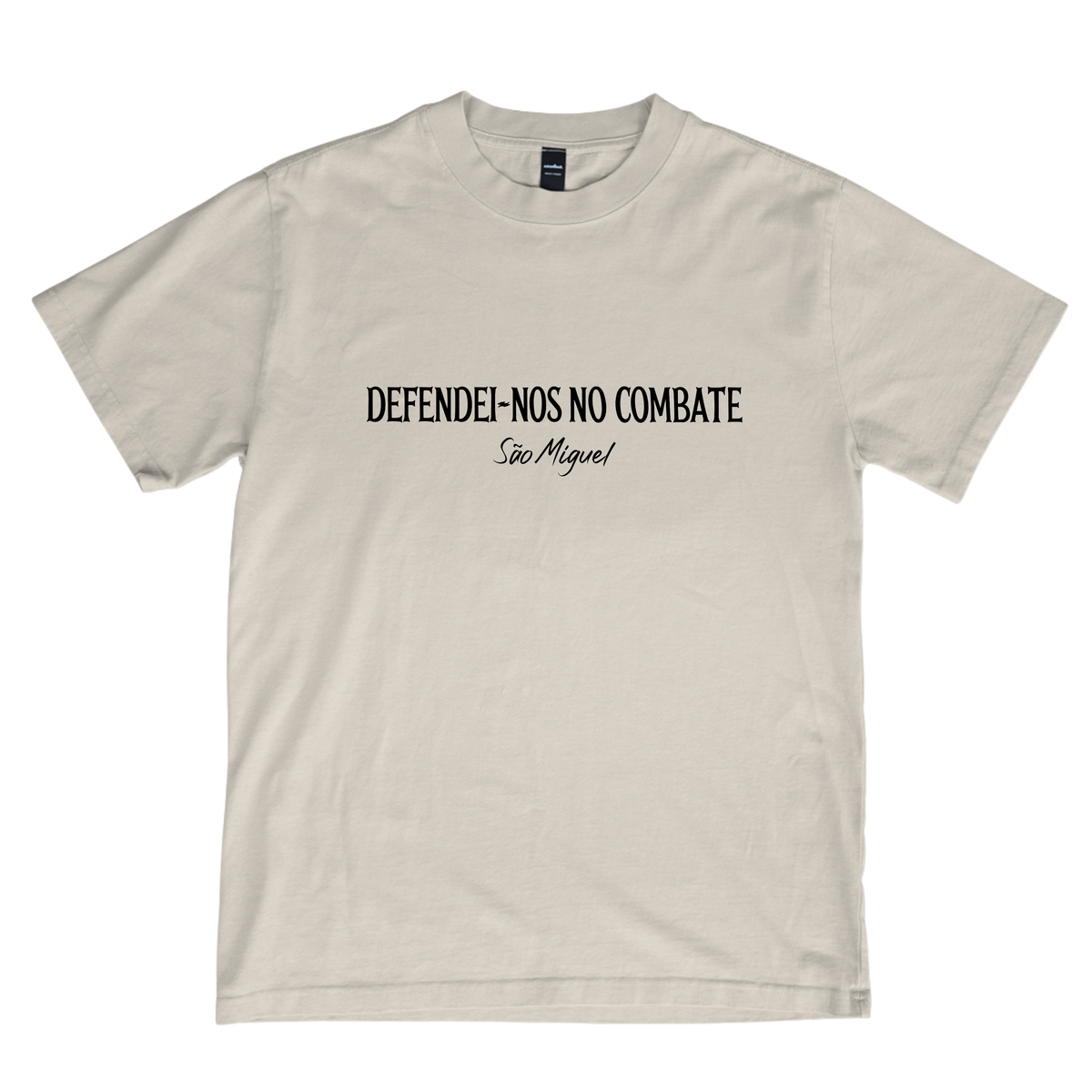 CAMISETA CATÓLICA SÃO MIGUEL ARCANJO OFF WHITE