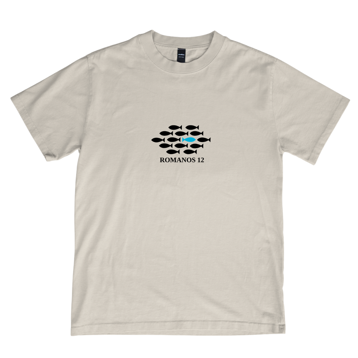 CAMISETA CATÓLICA ROMANOS 12 OFF WHITE